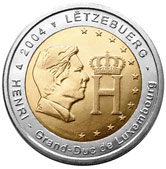Люксембург 2 евро 2004