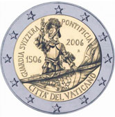 Ватикан 2 евро 2006