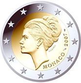 Монако 2 евро 2007
