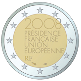 Франция 2 евро 2008