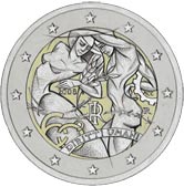 Италия 2 евро 2008