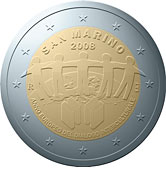 Сан Марино 2 евро 2008