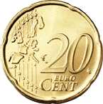 Евро 20 центов