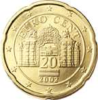 Евро 20 центов Австрия