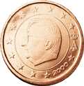 Евро 2 цента Бельгия