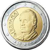Евро 2 евро Испания