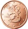 Евро 2 цента Финляндия