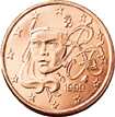 Евро 1 цент Франция