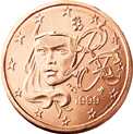 Евро 2 цента Франция