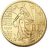 Евро 50 центов Франция
