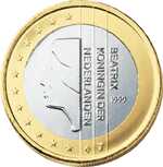 Евро 1 евро Недерланды