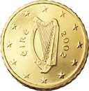 Евро 10 центов Ирландия