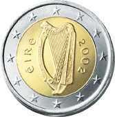 Евро 2 евро Ирландия