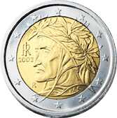 Евро 2 евро Италия