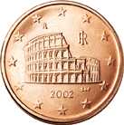 Евро 5 центов Италия