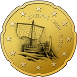 Евро 10 центов Кипр