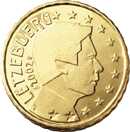 Евро 10 центов Люксембург