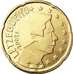 Евро 20 центов Люксембург