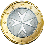 Евро 1 евро Мальта