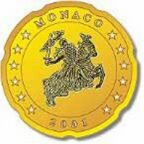 Евро 20 центов Монако