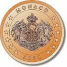 Евро 5 центов Монако