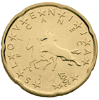 Евро 20 центов Словения