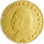 Евро 20 центов Ватикан
