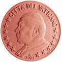 Евро 2 цента Ватикан
