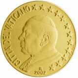 Евро 50 центов Ватикан