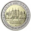 2 евро 2007 Германия, Мекленбург-Передняя Померания