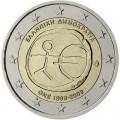2 евро 2009 10 лет Экономическому и валютному союзу, Греция 