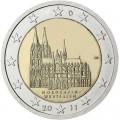 2 евро 2011 Германия, Северный Рейн - Вестфалия
