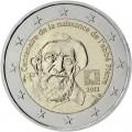 2 евро 2012 Франция, 100 лет со дня рождения аббата Пьера 