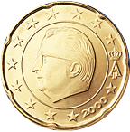 20 центов Бельгия