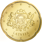 20 центов Латвия