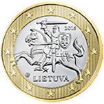 1 евро Литва
