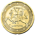 20 центов Литва