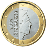 1 евро Люксембург