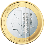 1 евро Нидерланды