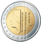 2 евро Нидерланды