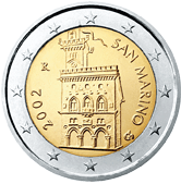 2 евро Сан-Марино