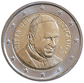 2 евро Ватикан